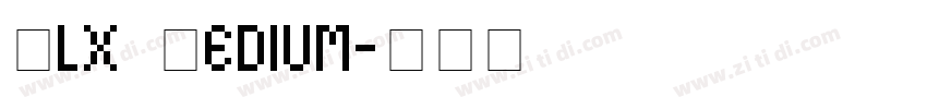 Plx Medium字体转换